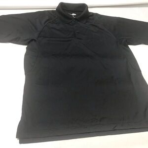 CornerStone Men’s Lightweight Size M Short Sleeve Polo Shirt Work Black Top New